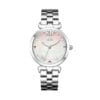Reloj dama L1161-6 Plateado con tablero blanco Reloj dama L1161-6 Plateado con tablero blanco