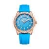 L1179-9 Reloj Mujer L1179-9 Azul con bisel oro rosa. tablero azul