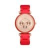 L1209-3 L1209-3 Reloj mujer L1209-3 Rojo con rosado. tablero oro rosa