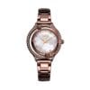 L1211-1 Reloj mujer L1211-1 Café con tablero blanco
