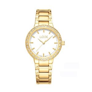 L1281-2 Reloj mujer L1281-2 Dorado con tablero blanco