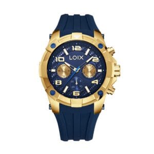 LA2140-5 Reloj hombre LA2140-5 azul con dorado. tablero azul