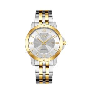 LA2143-3 Reloj hombre LA2143-3 plateado con dorado. tablero plateado