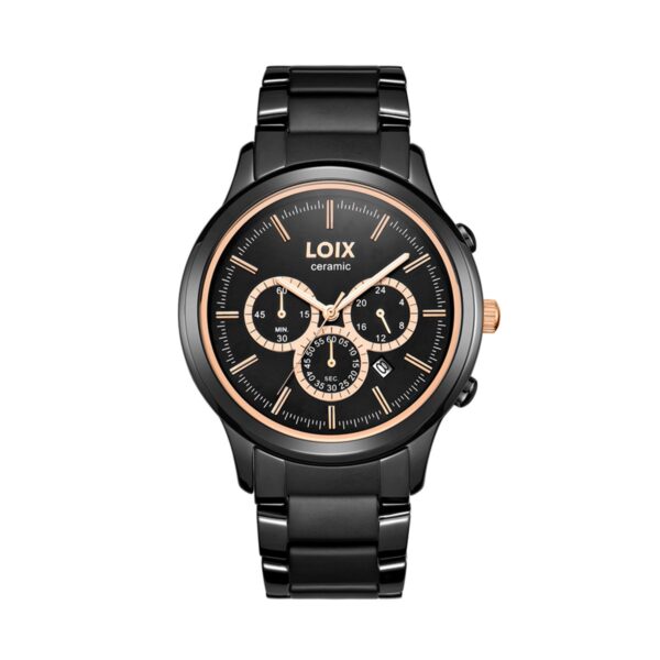 LC2001-1 Reloj hombre LC2001-1 Negro con tablero negro