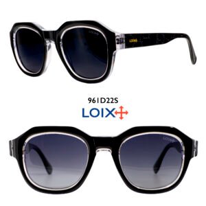 Gafas Mujer Acetato Negro Polarizada Lujo LOIX 961D22S-C1
