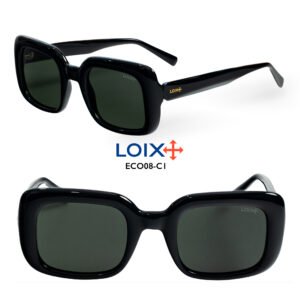 Gafas Unisex Acetato Negro Polarizado LOIX ECO.08-C1