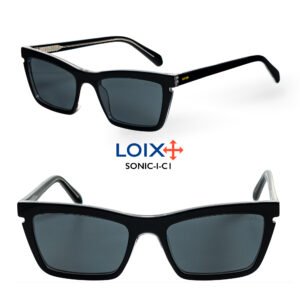 Gafas Unisex Acetato Negras polarizado LOIX SONIC-I-C1