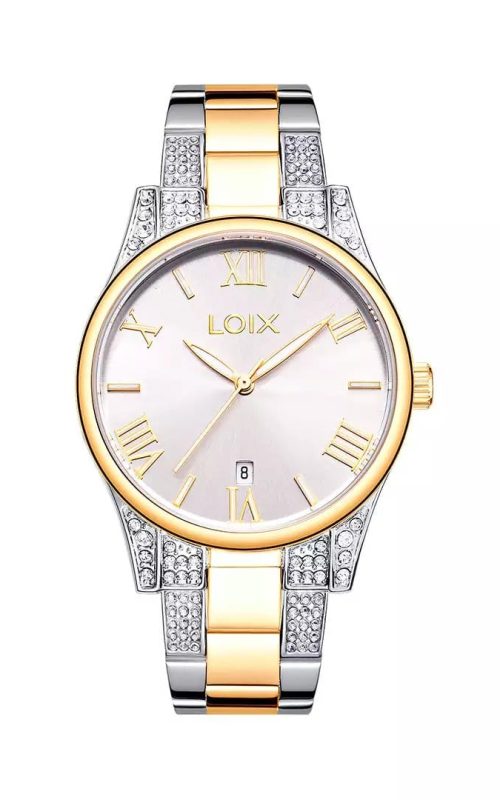 L1260-4 Reloj mujer L1260-4 Plateado con dorado. tablero plateado