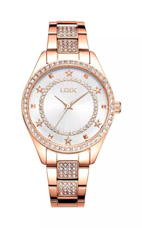 L1264-1 Reloj mujer L1264-1 Oro rosa tablero plateado